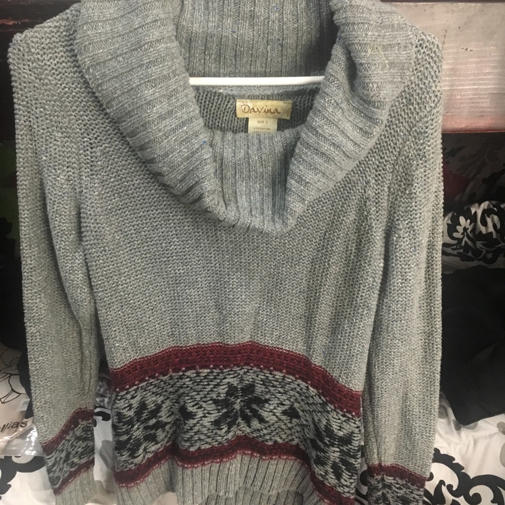 Cowl neck sweater
